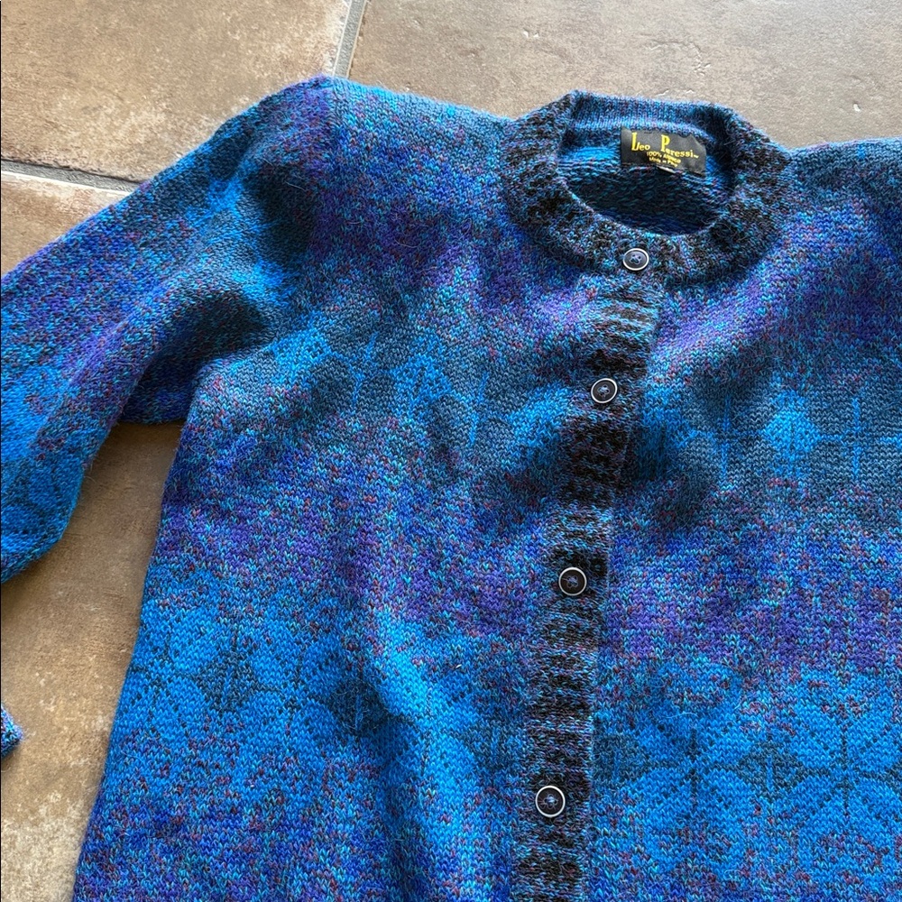 Leo Peressi 100% Alpaca Cardigan - Picture 14 of 17